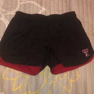 Red/Black Texas Tech Reversible Shorts